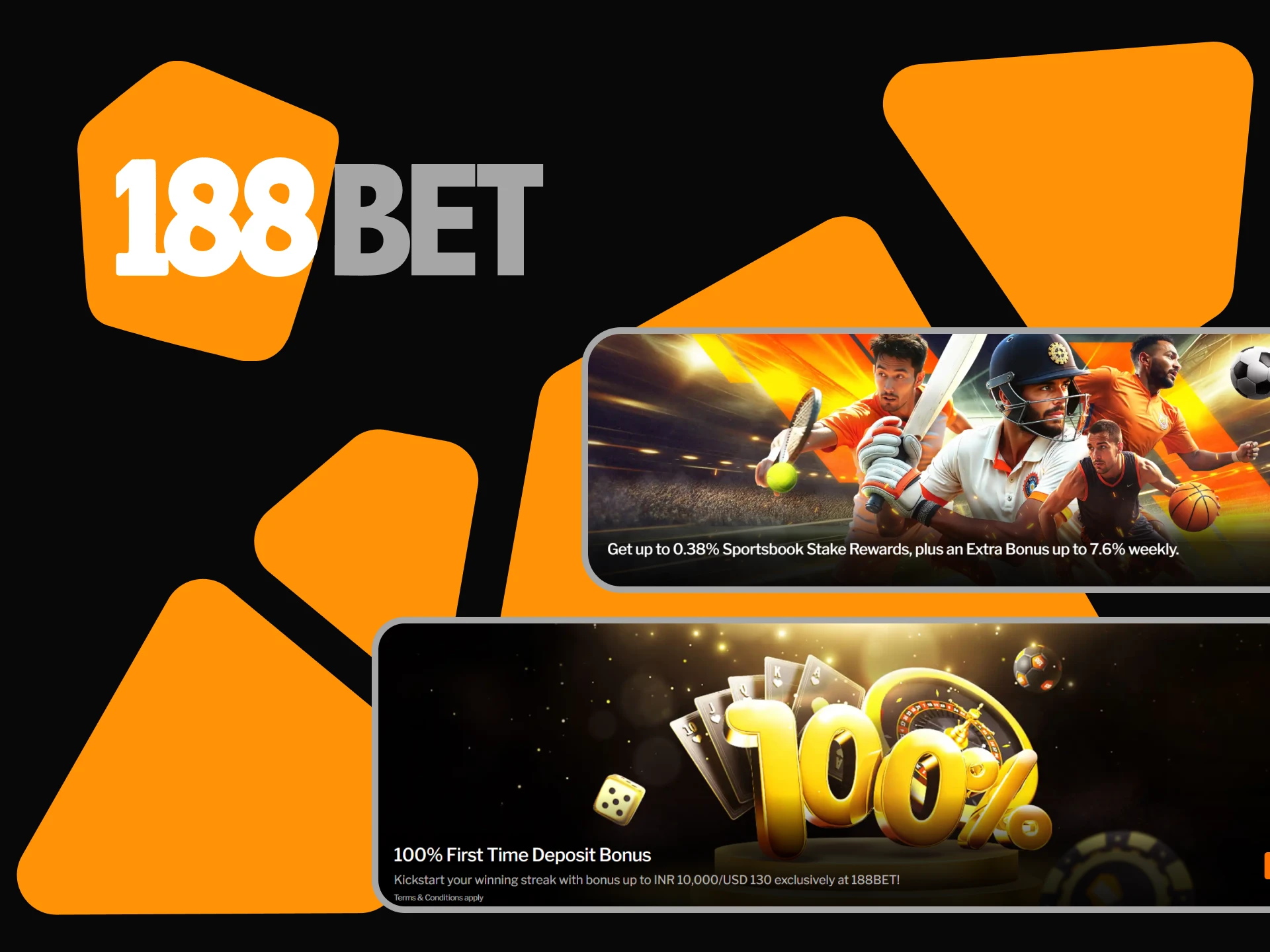 Claim your cricket betting bonuses from 188bet.