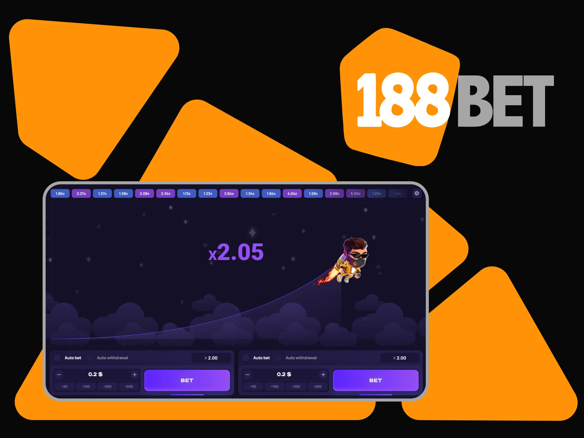 Be sure to figure out how to play Lucky Jet at 188bet.