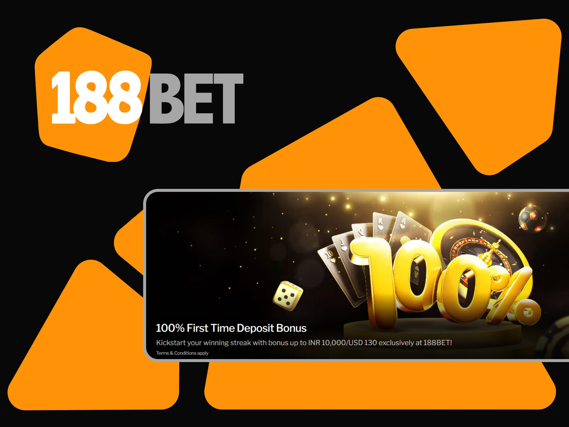 188bet gives a welcome bonus.