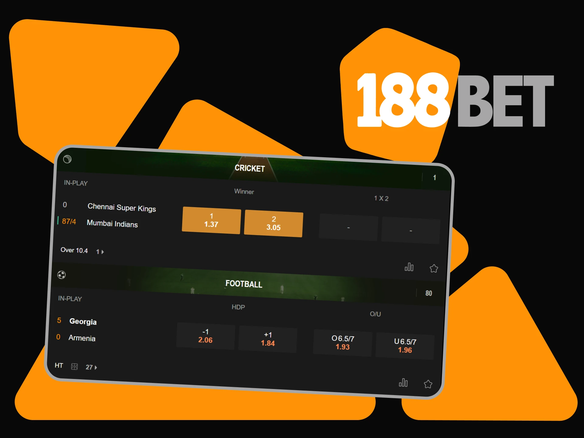 We will tell you how to place a bet on 188bet.