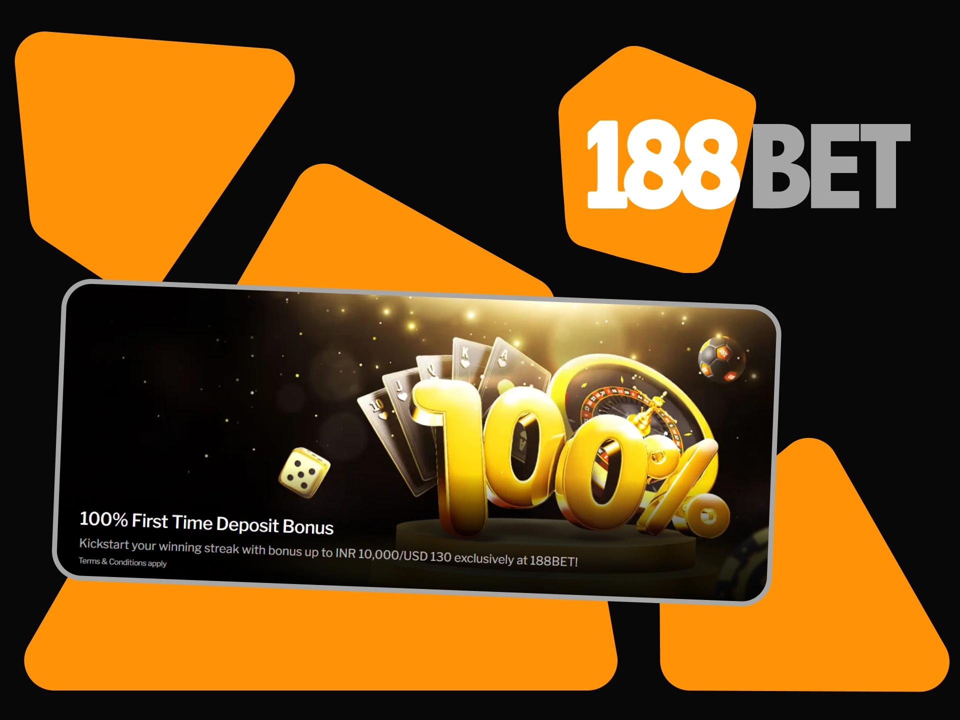 Complete your registration and receive a welcome bonus from 188bet.